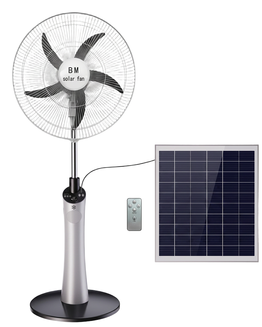 YAYEBM-FS-400 (18") Standing Solar Fan